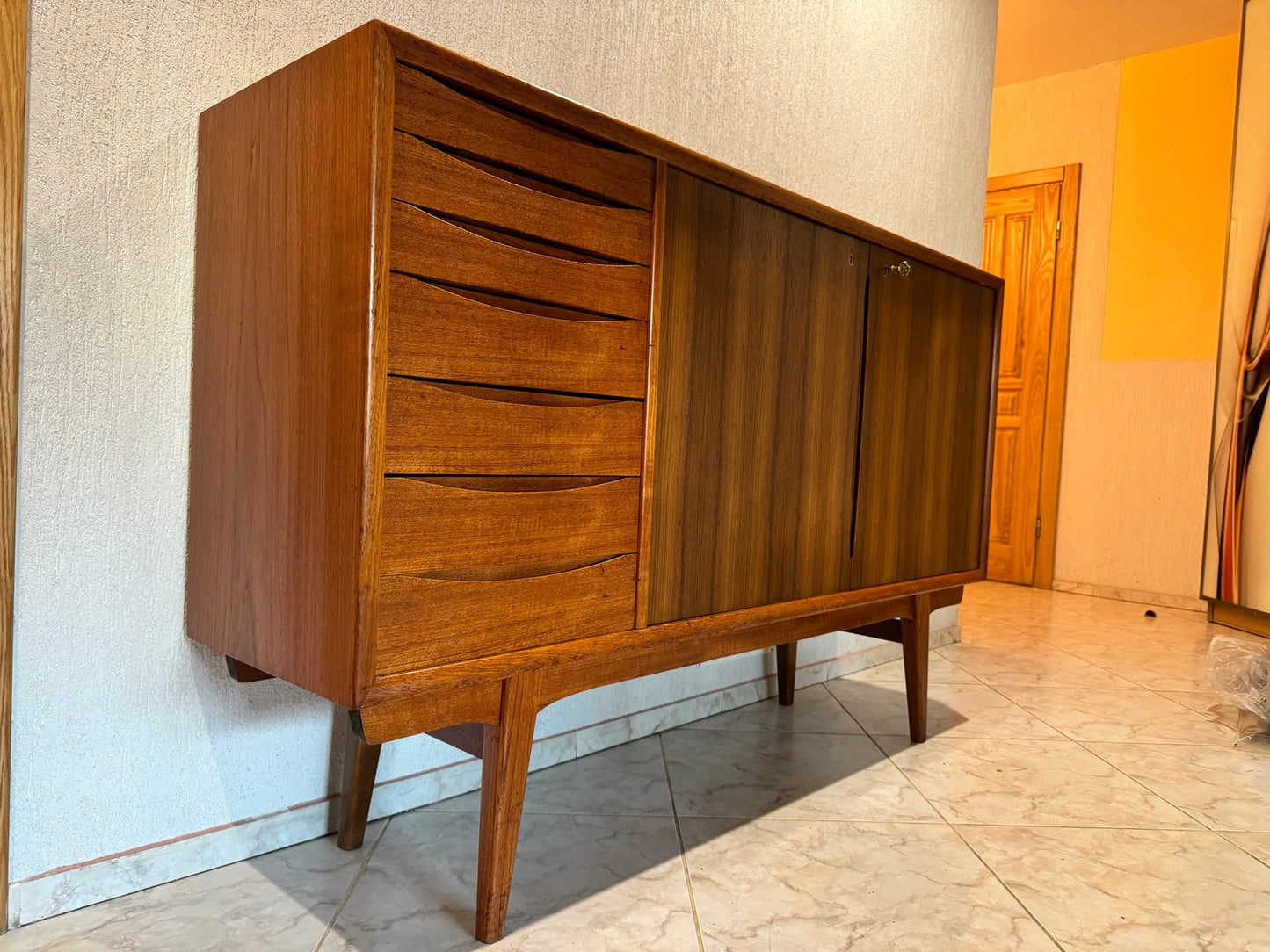 Mid-Century Modern Scandinavian Teak Sideboard by Torbjørn Afdal, 1960s