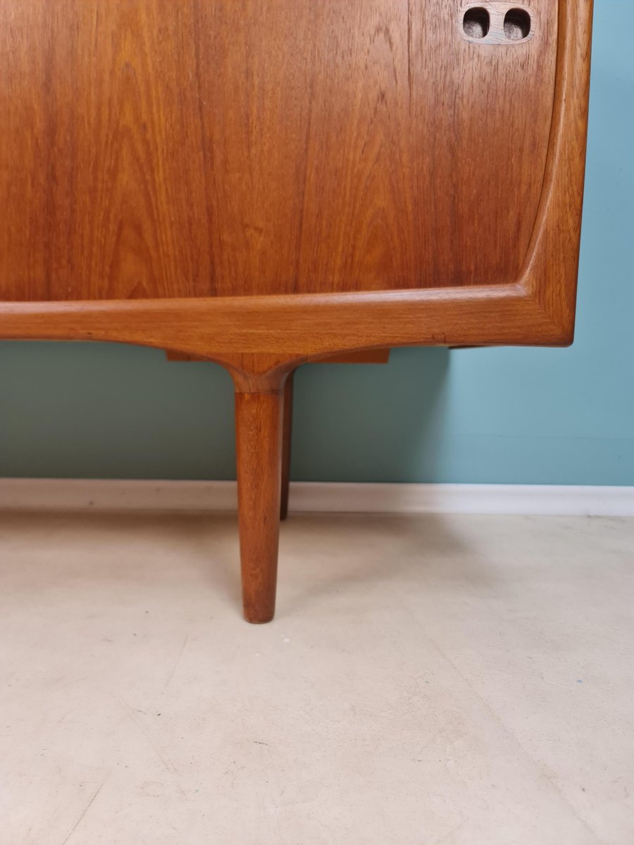 Mid-Century Modern Scandinavian Teak Sideboard Credenza by Harry Østergaard for Randers Furniture Factory, 1950s