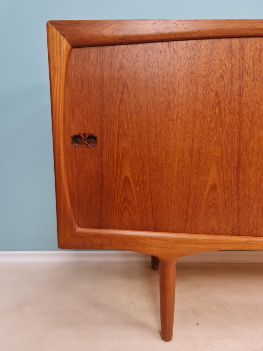 Mid-Century Modern Scandinavian Teak Sideboard Credenza by Harry Østergaard for Randers Furniture Factory, 1950s