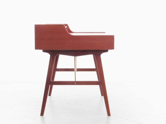 Mid-Century Modern Scandinavian Vanity Desk in Teack by Arne Wahl Iversen for Vinde Møbelfabrik-PI-1276099