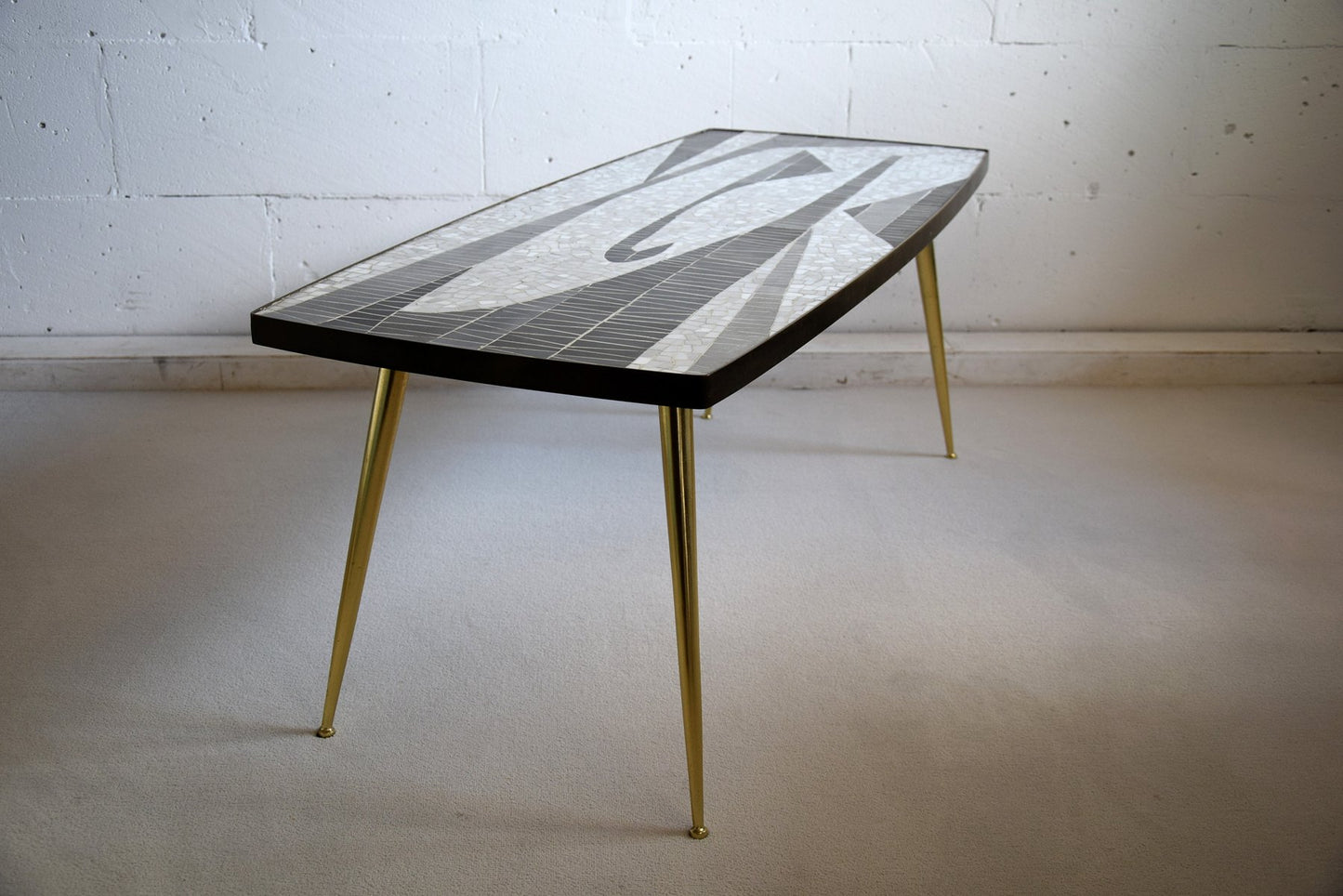 Mid-Century Modern Sculptural Mosaic Coffee Table by Berthold Muller