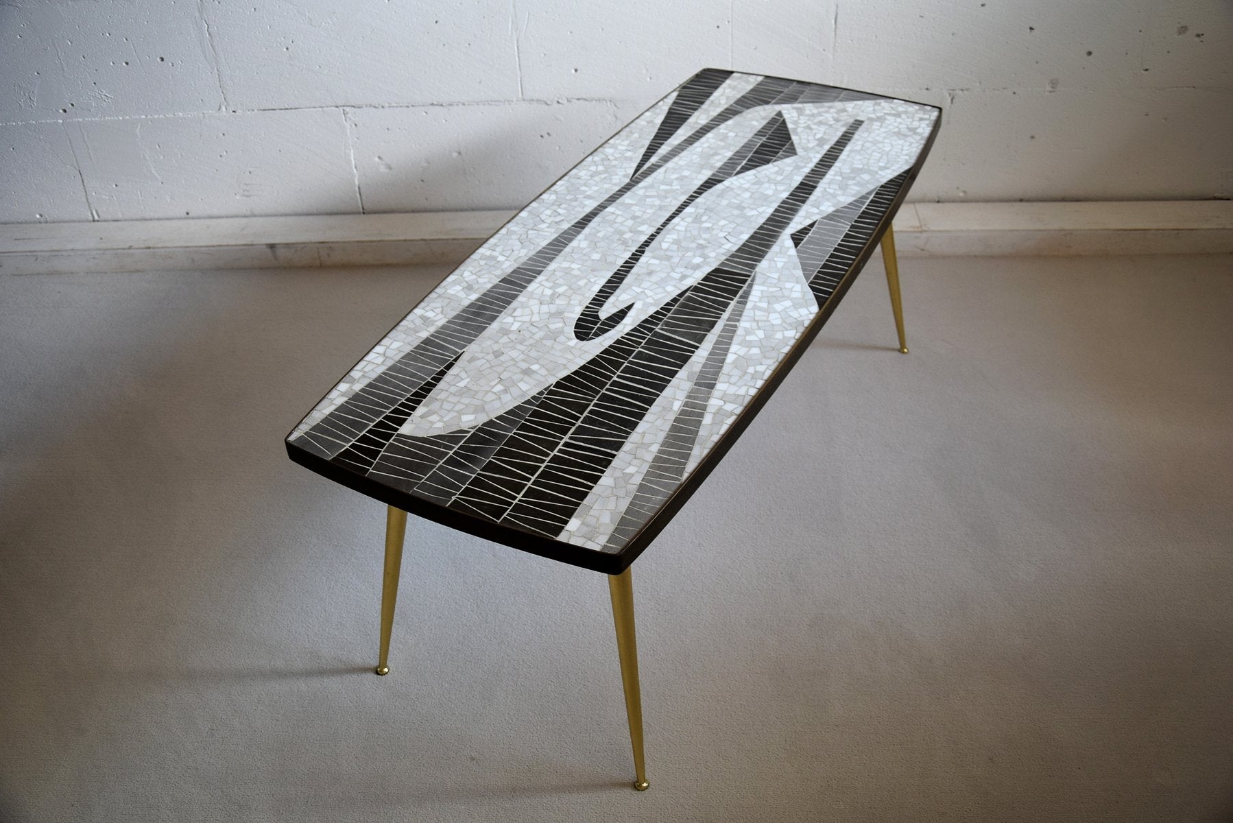 Mid-Century Modern Sculptural Mosaic Coffee Table by Berthold Muller