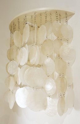 Mid-Century Modern Sea Shell Wall Sconces, Set of 2-JG-1349167