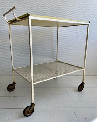 Mid-Century Modern Serving Trolley by Mathieu Matégot, 1960s-LL-1289935