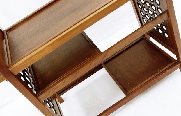 Mid-Century Modern Side Table With Removable Trays-JG-1256726