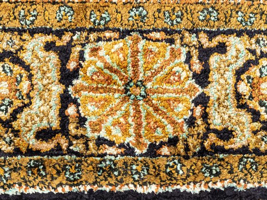 Mid-Century Modern Silk Rug, 1960s-GPP-986452