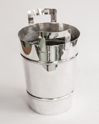 Mid-Century Modern Silver Plated Champagne Cooler and Ice Bucket, 1950s-YK-2024569