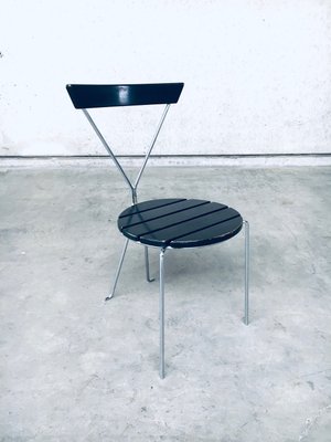 Mid-Century Modern Slender Design Chair, Italy, 1970s-RQV-937557