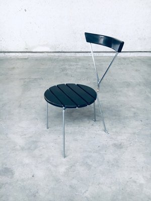 Mid-Century Modern Slender Design Chair, Italy, 1970s-RQV-937557