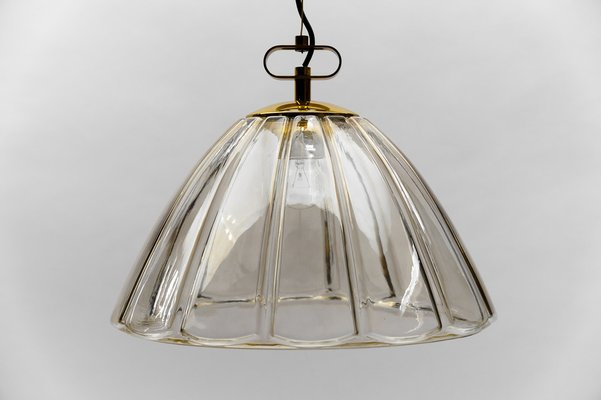 Mid-Century Modern Smoked Glass Pendant Lamp from Limburg, 1960s-KQB-1742970