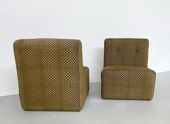 Mid-Century Modern Sofa and Lounge Chairs, Italy, 1970s, Set of 3-FGA-1724515