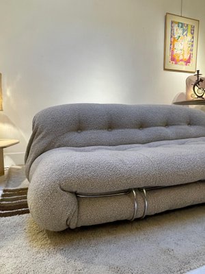 Mid-Century Modern Soriana Sofa by Afra & Tobia Scarpa for Cassina, Italy, 1970-FGA-1143104