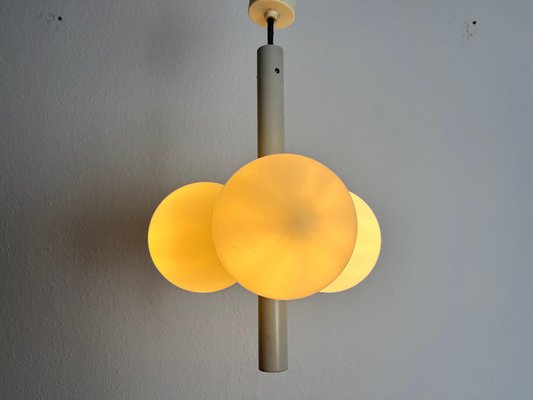 Mid-Century Modern Space Age Golden Chandelier from Kaiser Idell / Kaiser Leuchten, Germany, 1960s-PUK-1428258