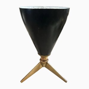 Mid-Century Modern Sputnik Desk Lamp in Black Aluminum and Brass, 1950s-NMK-2036009