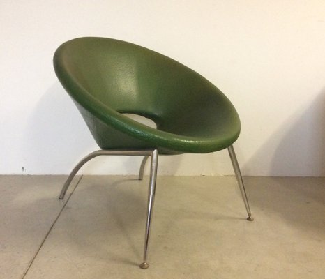 Mid-Century Modern Steel Armchair, 1980s-NPC-574813