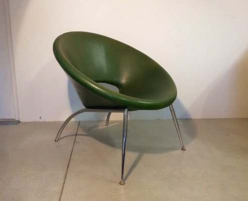 Mid-Century Modern Steel Armchair, 1980s-NPC-574813