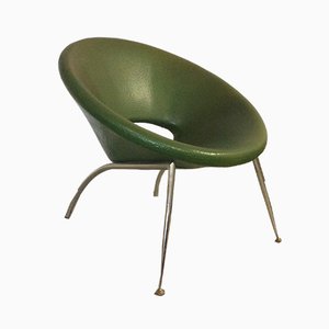 Mid-Century Modern Steel Armchair, 1980s-NPC-574813