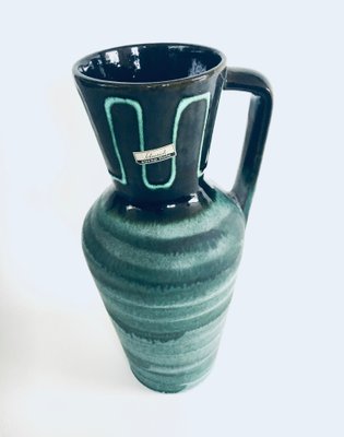 Mid-Century Modern Studio Pottery Vase Set by Scheurich, West Germany, 1960s, Set of 2-RQV-942085