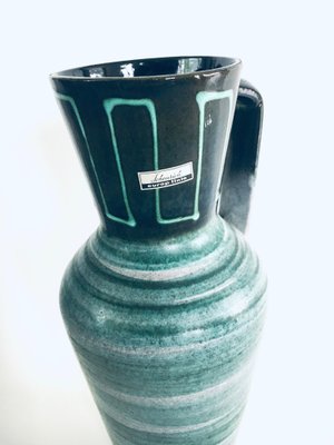 Mid-Century Modern Studio Pottery Vase Set by Scheurich, West Germany, 1960s, Set of 2-RQV-942085