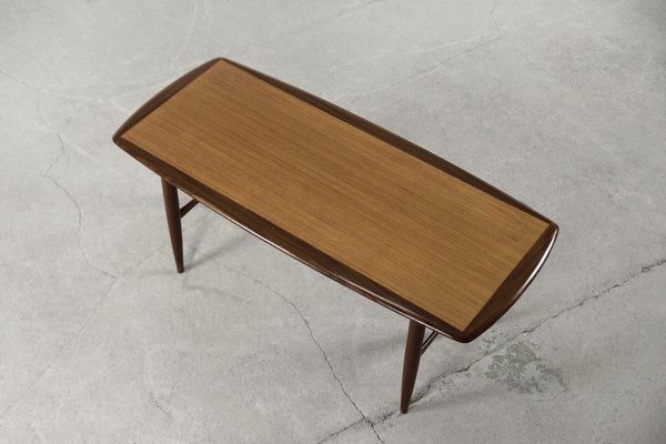 Mid-Century Modern Swedish Coffee Table in Teak from HMB Möbler Rörvik, 1950s-ZAA-1276743