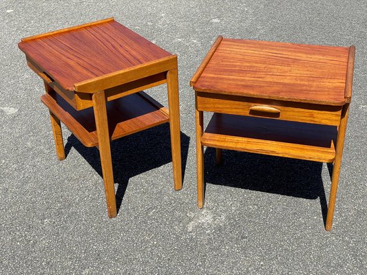 Mid-Century Modern Swedish Nightstands, Set of 2-MXB-1318416