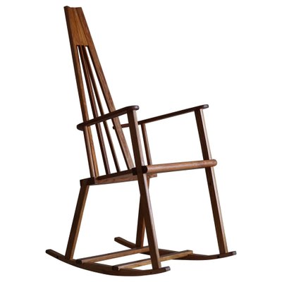 Mid-Century Modern Swedish Sculptural Rocking Chair in Pine, 1960s-MXF-1808370