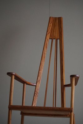 Mid-Century Modern Swedish Sculptural Rocking Chair in Pine, 1960s-MXF-1808370