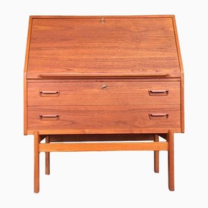 Mid-Century Modern Swedish Teak Secretary Writing Desk by Arne Wahl Iversen-WSA-1315733