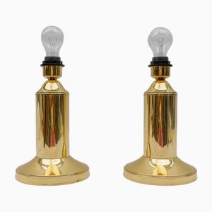 Mid-Century Modern Table Lamp in Brass, 1960s, Set of 2-KQB-1812013