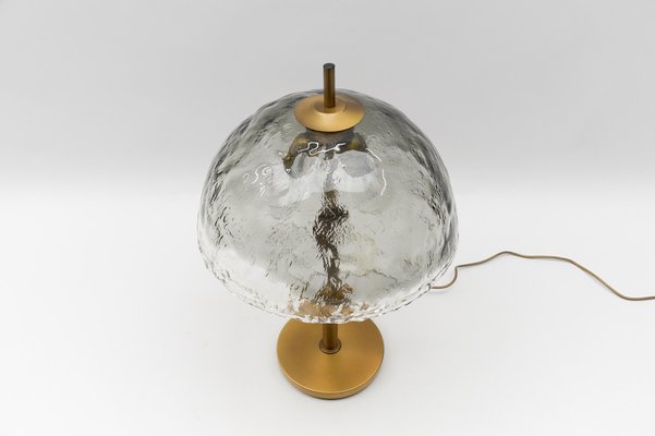 Mid-Century Modern Table Lamp in Brass and Murano Glass, 1960s-KQB-1768450