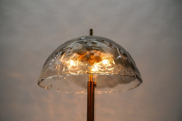 Mid-Century Modern Table Lamp in Brass and Murano Glass, 1960s-KQB-1768450