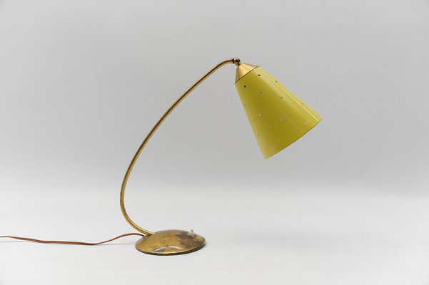 Mid-Century Modern Table Lamp in Brass, Germany, 1950s-KQB-1750458