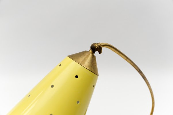 Mid-Century Modern Table Lamp in Brass, Germany, 1950s-KQB-1750458