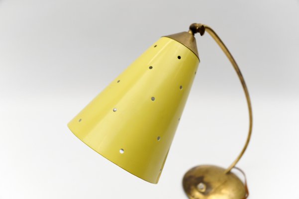 Mid-Century Modern Table Lamp in Brass, Germany, 1950s-KQB-1750458