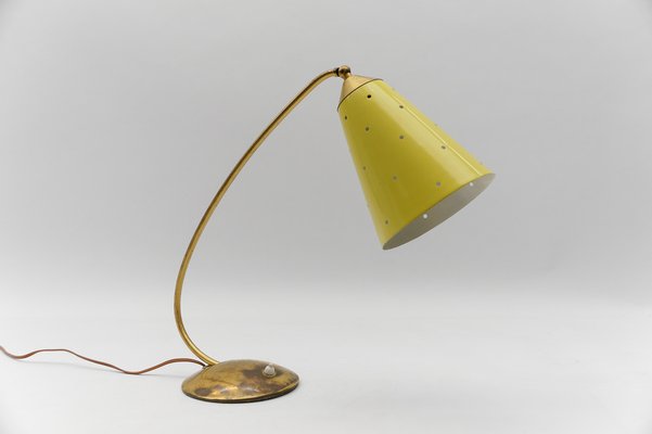 Mid-Century Modern Table Lamp in Brass, Germany, 1950s-KQB-1750458