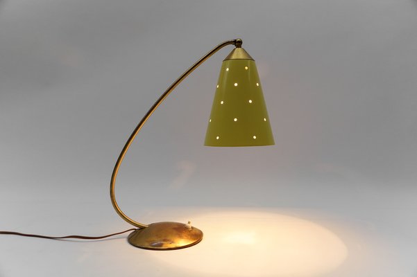 Mid-Century Modern Table Lamp in Brass, Germany, 1950s-KQB-1750458