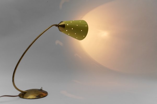 Mid-Century Modern Table Lamp in Brass, Germany, 1950s-KQB-1750458