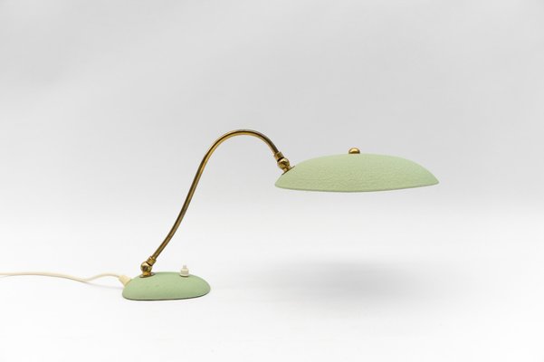 Mid-Century Modern Table Lamp in Brass, Italy, 1950s-KQB-1750204