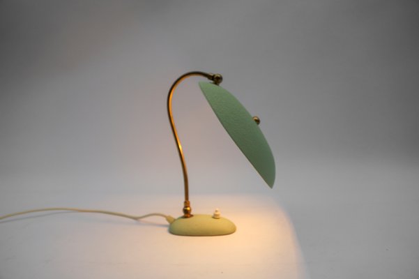 Mid-Century Modern Table Lamp in Brass, Italy, 1950s-KQB-1750204