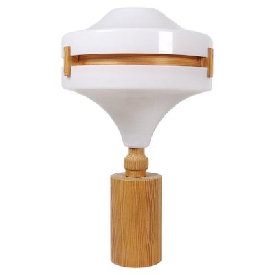 Mid-Century Modern Table Lamp in Pine and Acrylic, Sweden, 1970s-UYK-1773763