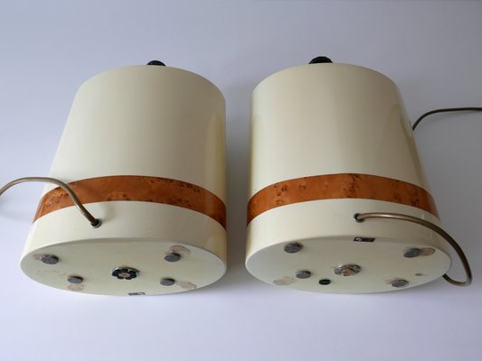 Mid-Century Modern Table Lamps by Tommaso Barbi, Italy, 1970s, Set of 2-WPT-959840