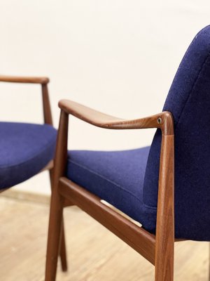 Mid-Century Modern Teak Armchairs by Hartmut Lohmeyer for Wilkhahn, 1950s, Set of 2-DOY-1782780