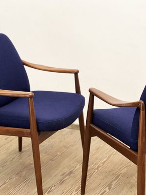 Mid-Century Modern Teak Armchairs by Hartmut Lohmeyer for Wilkhahn, 1950s, Set of 2-DOY-1782780