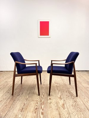 Mid-Century Modern Teak Armchairs by Hartmut Lohmeyer for Wilkhahn, 1950s, Set of 2-DOY-1782780