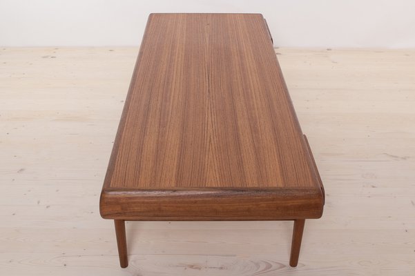 Mid-Century Modern Teak Coffee Table attributed to Johannes Andersen, 1960s-WZF-1751870