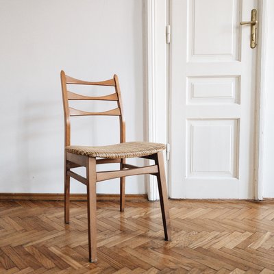 Mid-Century Modern Teak Dining Chairs from Bähre Mignon Möbel, 1960s, Set of 6-KND-1063930