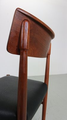 Mid-Century Modern Teak Dinning Room Chairs, Denmark, 1960s, Set of 4-DT-2026253