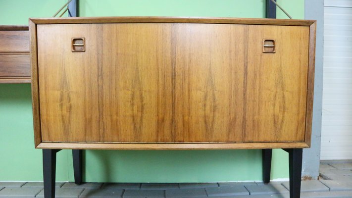 Mid-Century Modern Teak Modular Wall Unit attributed to Louis Van Teeffelen for Wébé, 1960s-DT-2026239