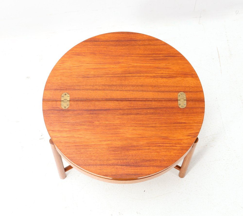 Mid-Century Modern Teak Sewing Table by Rastad & Relling for Rasmus Solberg, 1960s