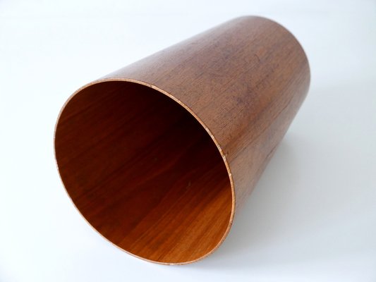 Mid-Century Modern Teak Waste Paper Bin by Martin Åberg for Servex, Sweden, 1960s-WPT-1765993